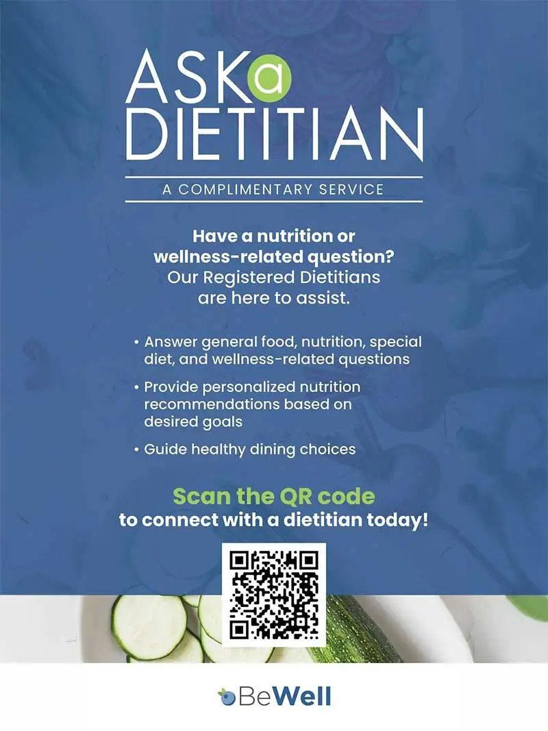 Email a dietitian today
